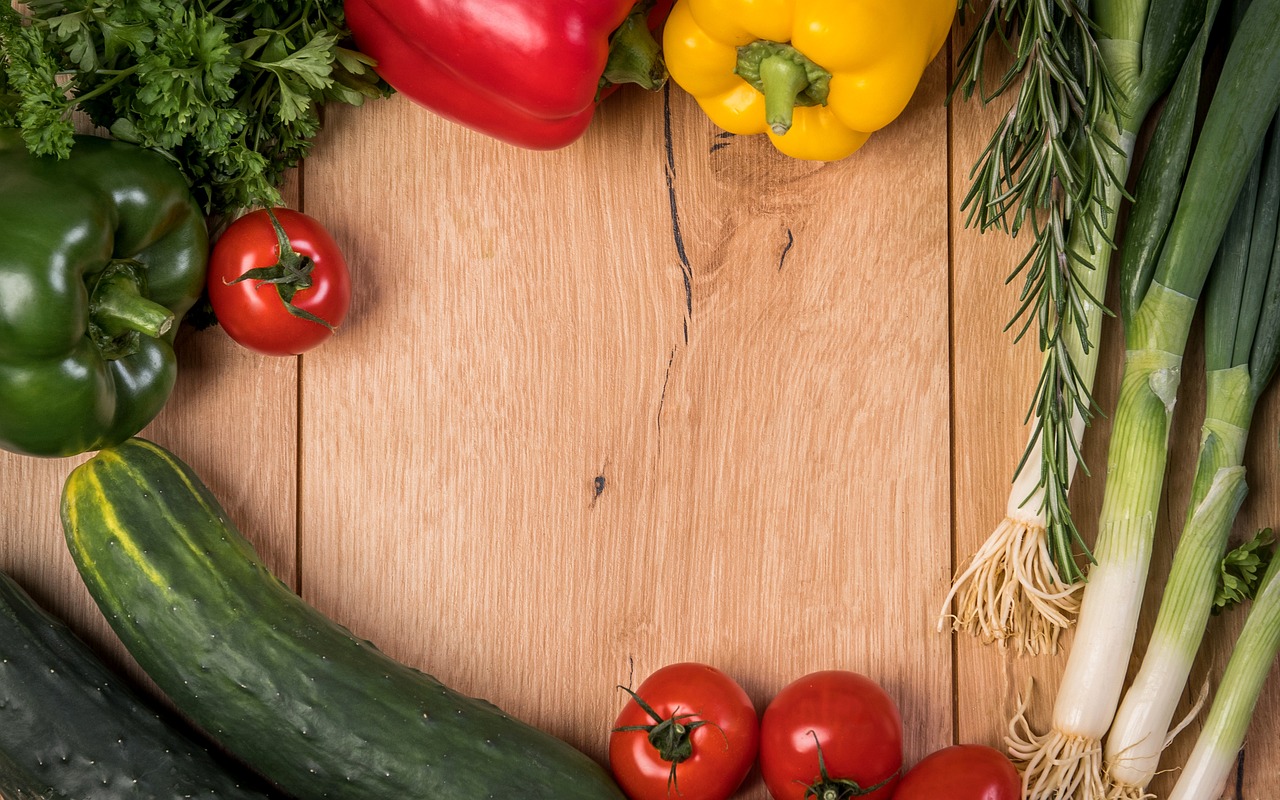 vegetables, pepper, tomatoes